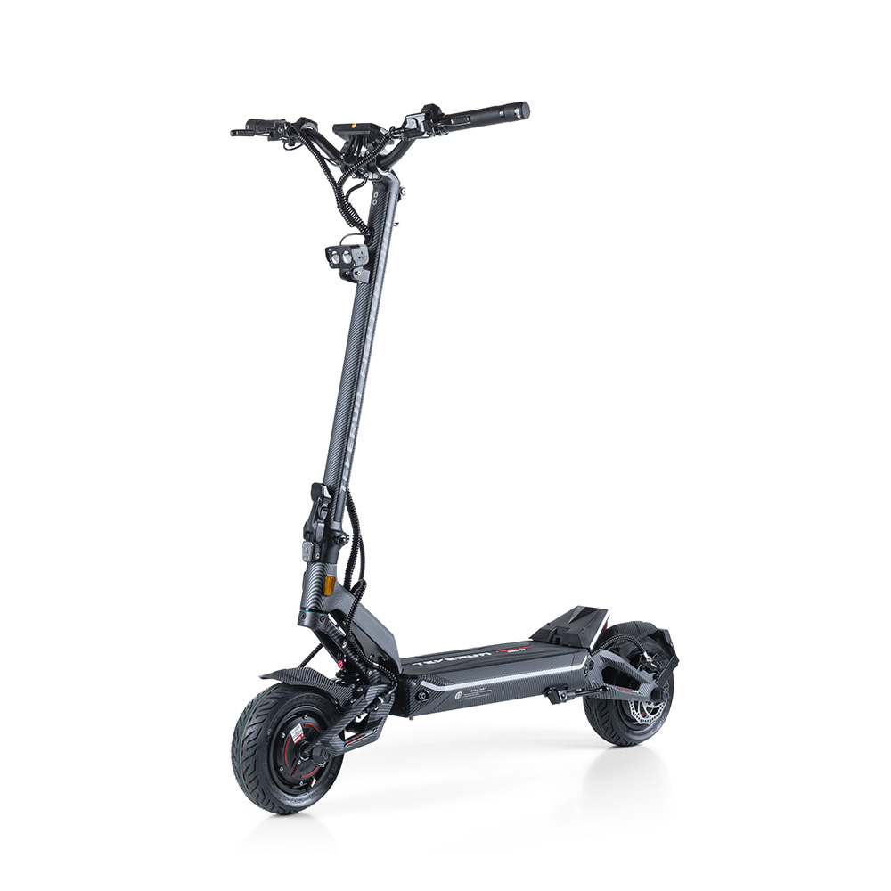 Trotineta electrica Teverun Fighter Mini PRO Carbon, 3360W, 60V si 31,8Ah Samsung, Smart App 2.0, TCS, GPS, TFT display, NFC, Alarma, Control de la distanta - imagine 2