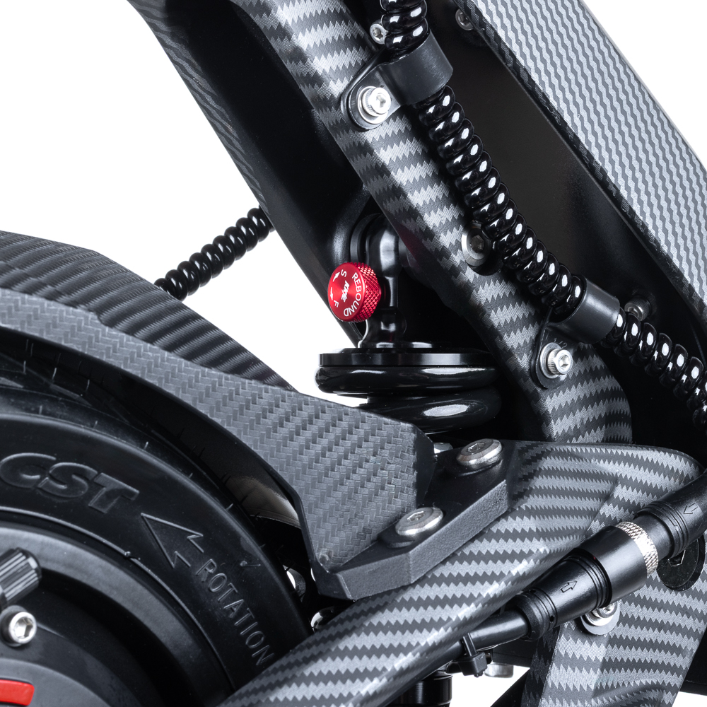 Trotineta electrica Teverun Fighter Mini PRO Carbon, 3360W, 60V si 31,8Ah Samsung, Smart App 2.0, TCS, GPS, TFT display, NFC, Alarma, Control de la distanta - imagine 6