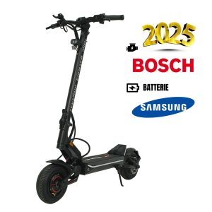 Trotineta electrica Teverun Fighter Mini PRO V4 2025, Negru Carbon, motoare Bosch 2950W, cu baterie de 60V si 25Ah LG/Samsung, Smart BMS, aplicatie APP, roti de 10 inch