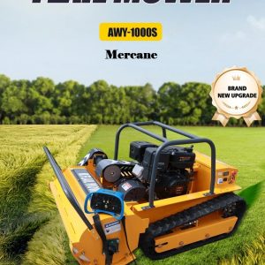 Tocator de iarba model AWY1000S Hybrid Flail Mower, latime taiere 100cm, motor termic Loncin, 18 CP, 459 CC, Euro 5, in 4 timpi, telecomanda