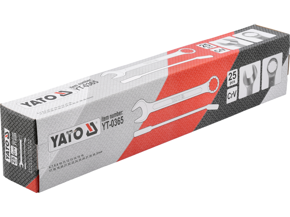 Set chei combinate de la 6-32MM, 25 BUC, YT-0365 - imagine 3