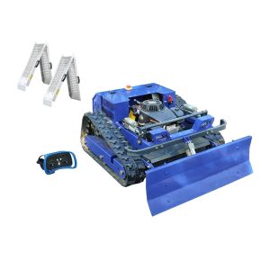 Robot de tuns iarba AWY550 PRO hibrid cu lama si rampe, motor termic Loncin, telecomanda