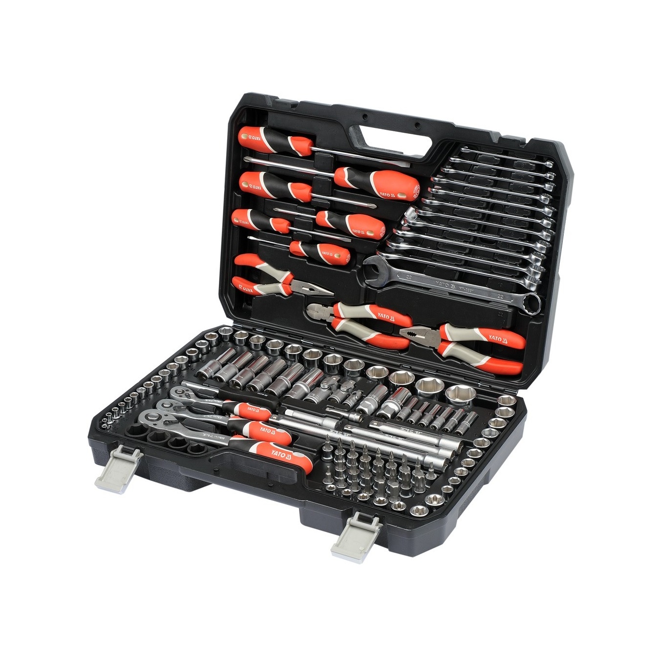 Trusa de Scule Profesionala YATO XXL, CR-V-Mo, 129 piese, cod YT-38881