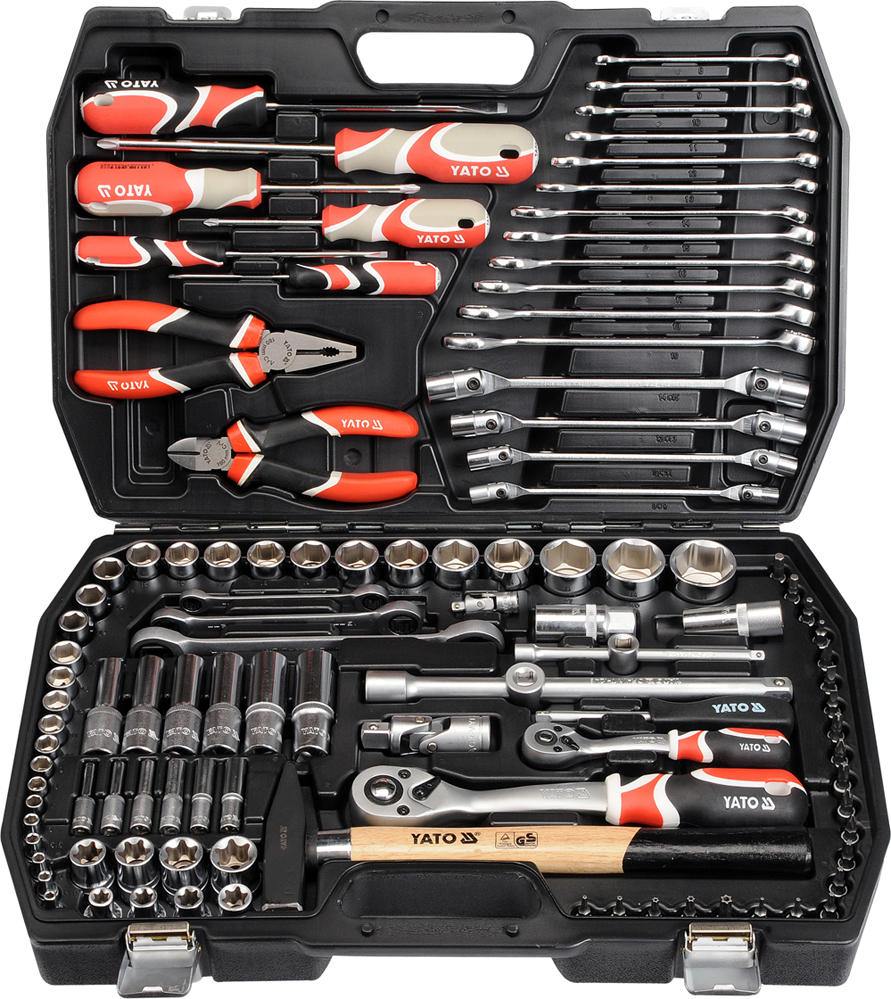 Trusa de Scule Profesionala YATO XXL, CR-V-Mo, 129 piese, cod YT-38881 - imagine 2