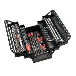 Trusa scule metalica, cutie multifunctionala cu 63 piese Yato, YT-3895