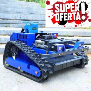 EXPUS - PREZENTARE, robot de tuns iarba AWY550 Hybrid Lawn Mower, motor termic Loncin, 224CC, Euro 5