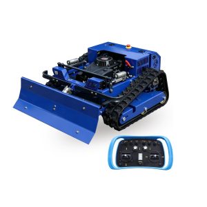 Robot de iarba AWY550 PRO Mercane cu lama detasabila si telecomanda, motoare electrice 1500W si termic Loncin 224CC, tocator cu senile
