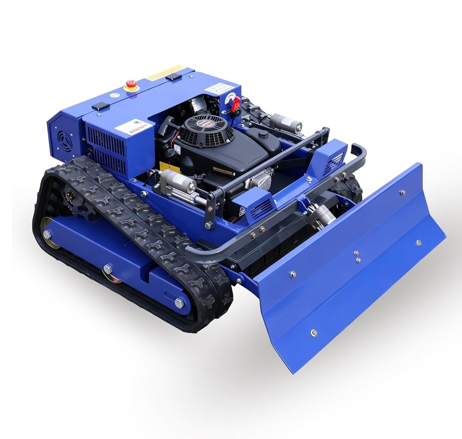 Robot de iarba AWY550 PRO Mercane cu lama detasabila si telecomanda, motoare electrice 1500W si termic Loncin 224CC, tocator cu senile - imagine 25