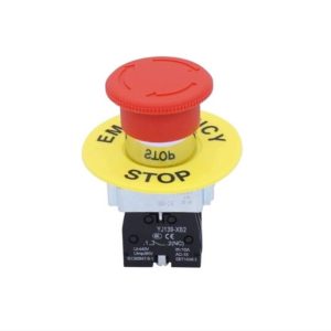 Buton de oprire de urgenta pentru robot Mercane AWY 550,  22mm, 1 NC SPST, 10A, 440V